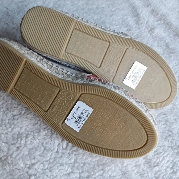 🆕 Longchamp | NWT Striped Leather Espadrilles 40