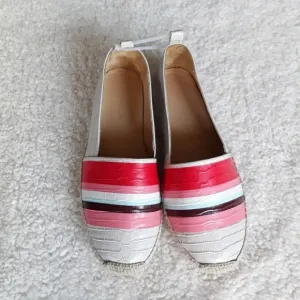 🆕 Longchamp | NWT Striped Leather Espadrilles 40