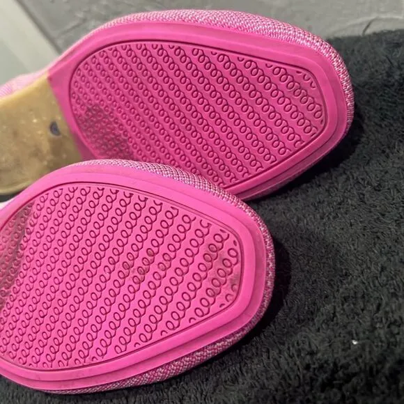 🔥 ROTHY’S Flats Square Toe Slipper Loafers -RETIRED Strawberry Ice Color -Sz 8.