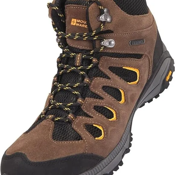 $200 NIB Mountain Warehouse Ambleside Mens Vibram Waterproof Hiking Boots Size 9