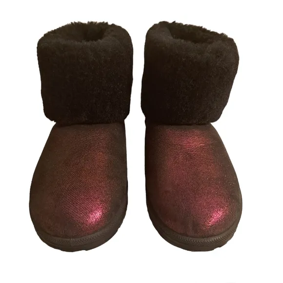 Abeo B.I.O. System Brantford Pink Metallic Shearling Boots