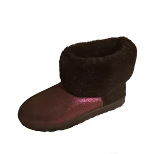 Abeo B.I.O. System Brantford Pink Metallic Shearling Boots