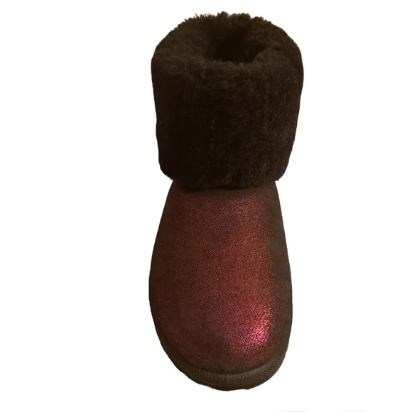 Abeo B.I.O. System Brantford Pink Metallic Shearling Boots