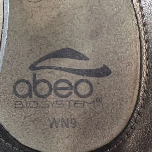 Abeo b.i.o.system Heel Sandals Womens 9 Tan Beige Glitz Grace Metatarsal Support