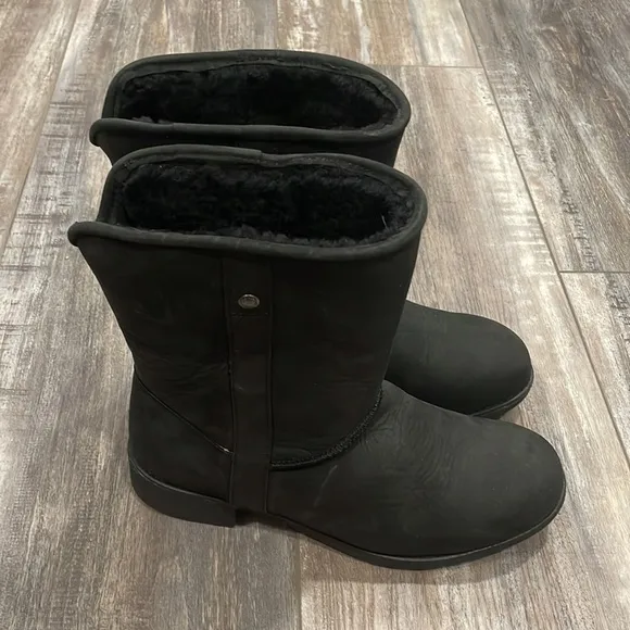 Abeo Burlington leather &amp; shearling boots