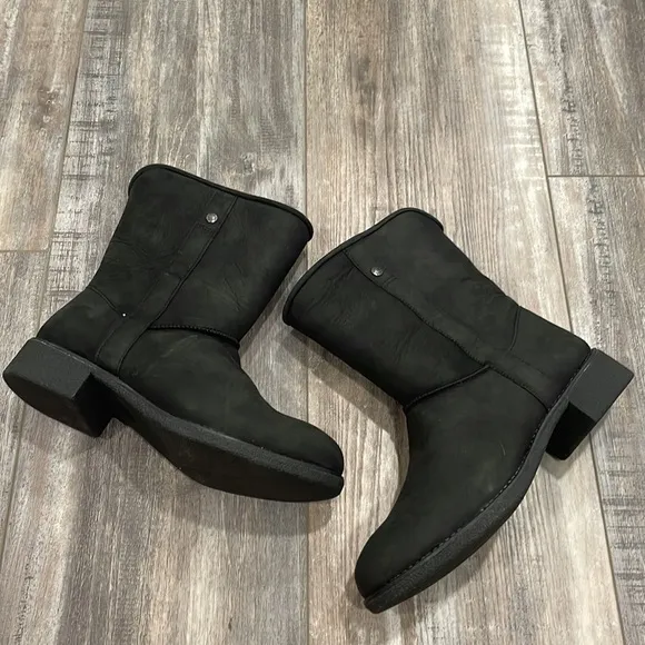 Abeo Burlington leather &amp; shearling boots