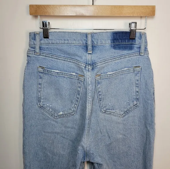 Abercrombie &amp; Fitch The Dad High Rise Curve Love Crossover Jeans | Size 25 / 0R