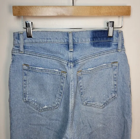 Abercrombie &amp; Fitch The Dad High Rise Curve Love Crossover Jeans | Size 25 / 0R