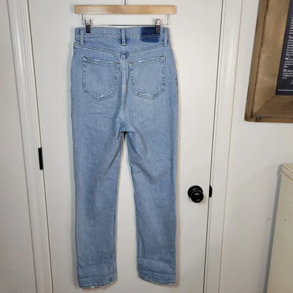 Abercrombie &amp; Fitch The Dad High Rise Curve Love Crossover Jeans | Size 25 / 0R