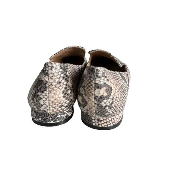 Able Women’s Lizbeth Snake Print Loafers, Size 10