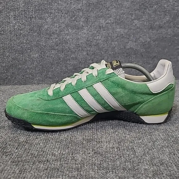 ADIDAS 2005 VTG Retro Mens US 11 Adi Speed Suede Sneakers Green White