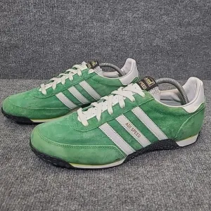 ADIDAS 2005 VTG Retro Mens US 11 Adi Speed Suede Sneakers Green White