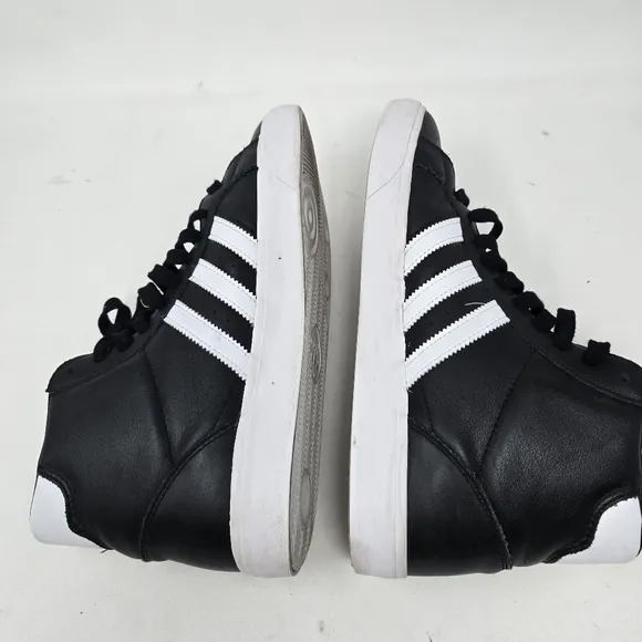 Adidas Basket Profi FW3109‎ Black White Hi-Top Casual Sneakers Men's Size 10.