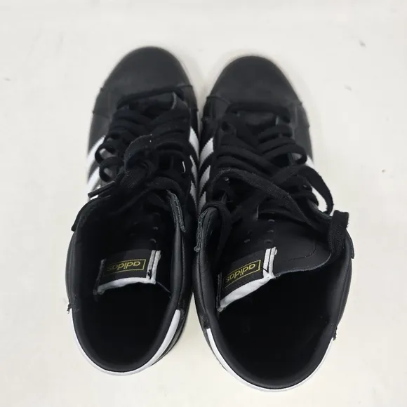 Adidas Basket Profi FW3109‎ Black White Hi-Top Casual Sneakers Men's Size 10.