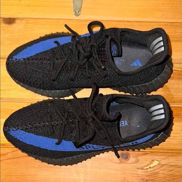 Adidas Black and Blue Sneakers