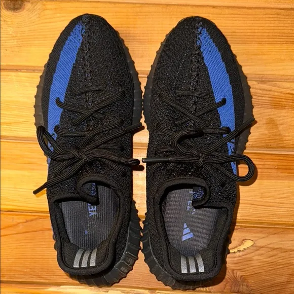 Adidas Black and Blue Sneakers