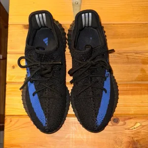 Adidas Black and Blue Sneakers
