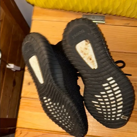 Adidas Black and Blue Sneakers