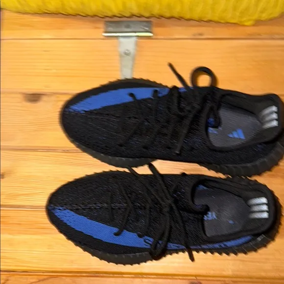 Adidas Black and Blue Sneakers