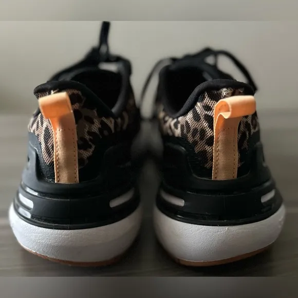 Adidas Black and Leopard Sneakers