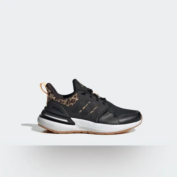 Adidas Black and Leopard Sneakers