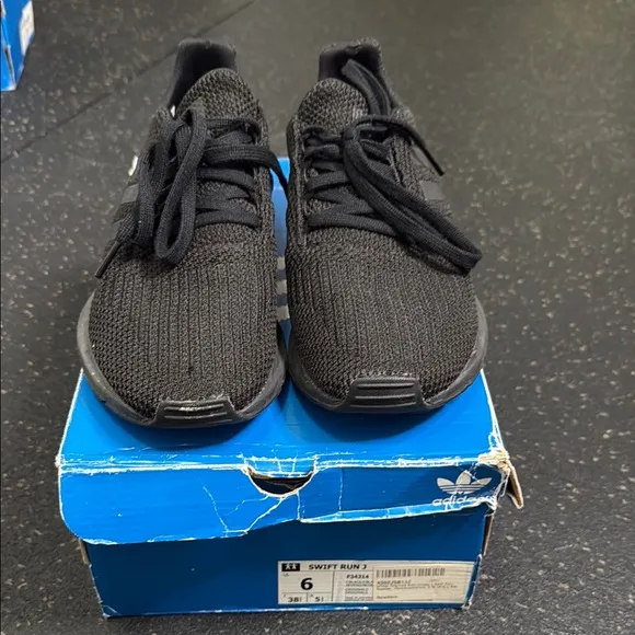 Adidas Black Swift Run Sneakers