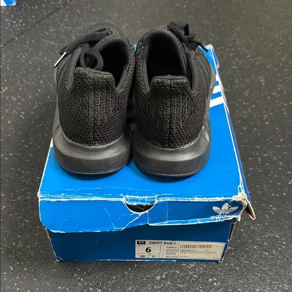 Adidas Black Swift Run Sneakers