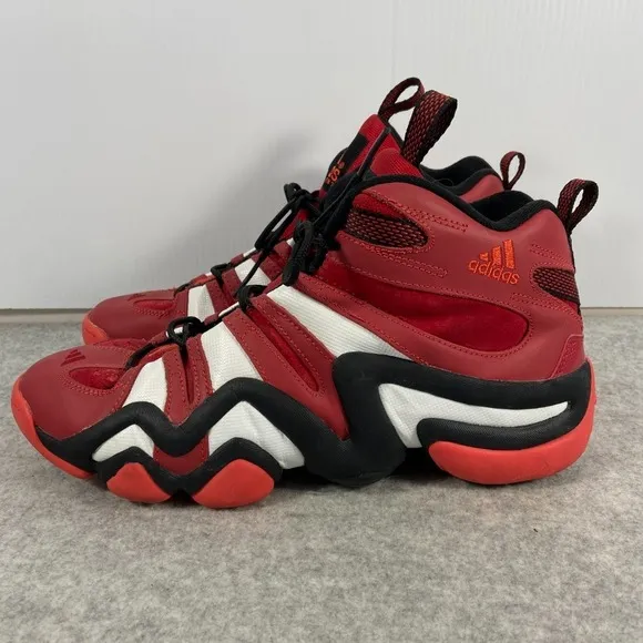 Adidas Crazy 8 Retro‎ Red White Black Hi Top Sneakers G20784 Mens 12