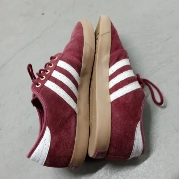 Adidas Men's Seeley B27790 Red Casual Shoes Sneakers Size 12 Skateboarding