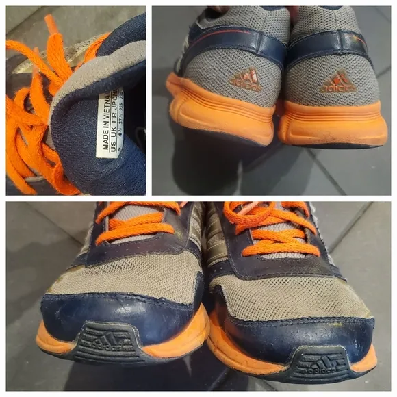 ADIDAS MERRELL SKECHERS lot of 3x athletic sneakers leather fabric youth size 5