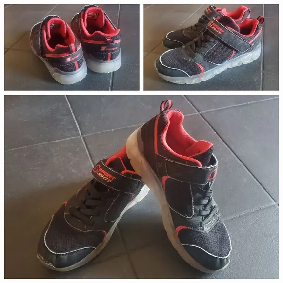 ADIDAS MERRELL SKECHERS lot of 3x athletic sneakers leather fabric youth size 5