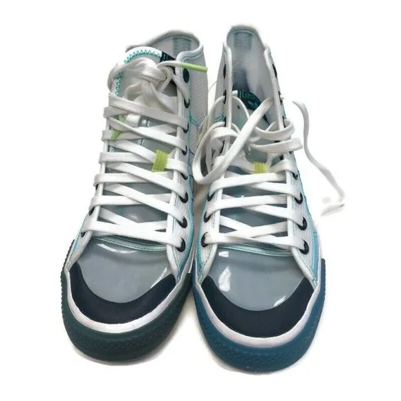 Adidas Originals Mens Size 8.5 Nizza Hi RF Casual Sneakers White Blue FY3093