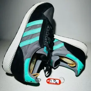 adidas Originals Retro Forest Grove Mens 12 M Black Green Running Shoe Sneakers