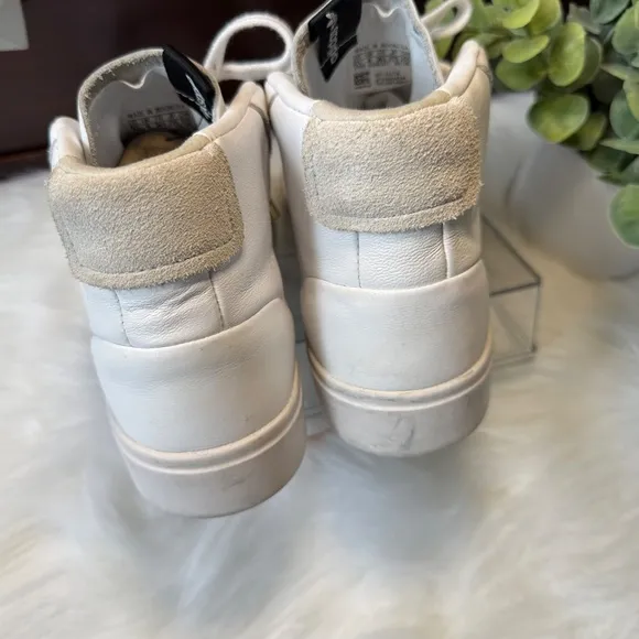 Adidas Originals Sleek Mid Top Casual Leather Sneakers Size 5.5