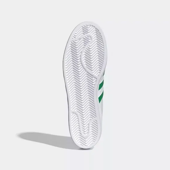 Adidas Originals Superstar Men`s Casual Sneakers White Green IE90