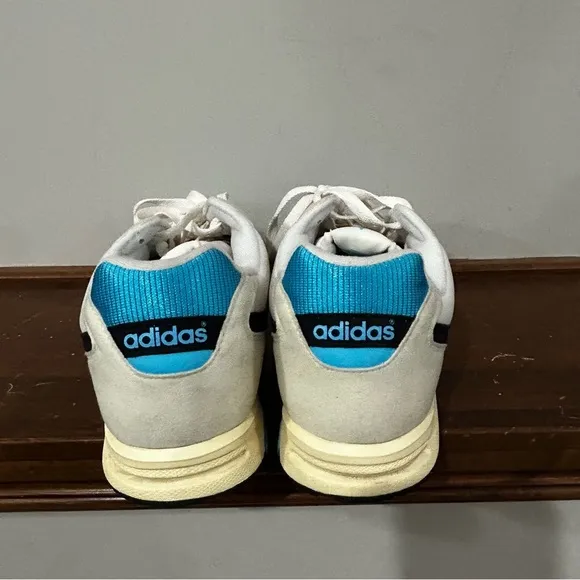 Adidas Originals ZX 1000 C Retro Cream Black Blue Mens Casual Sneakers Size 10