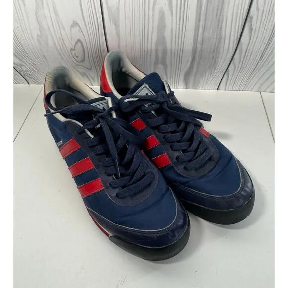 Adidas Orion Sneakers Size 8.5 Women’s/Size 6.5 Men Navy Red Retro Originals