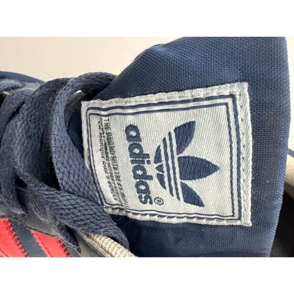 Adidas Orion Sneakers Size 8.5 Women’s/Size 6.5 Men Navy Red Retro Originals