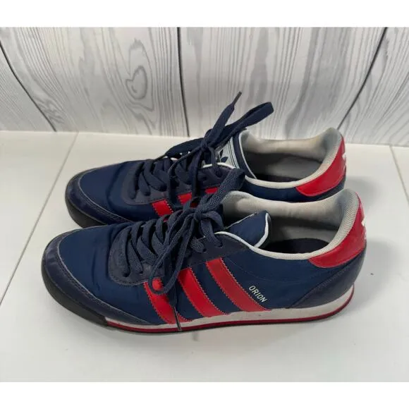 Adidas Orion Sneakers Size 8.5 Women’s/Size 6.5 Men Navy Red Retro Originals