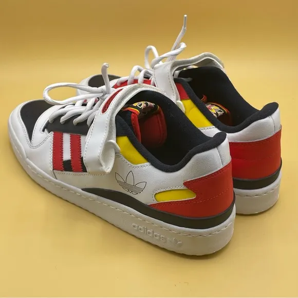 Adidas Red and Blue Sneakers Retro-Inspired Design