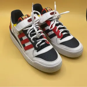 Adidas Red and Blue Sneakers Retro-Inspired Design