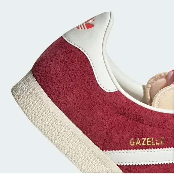 Adidas Red Suede Gazelle Sneakers NIB