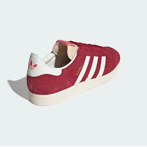 Adidas Red Suede Gazelle Sneakers NIB
