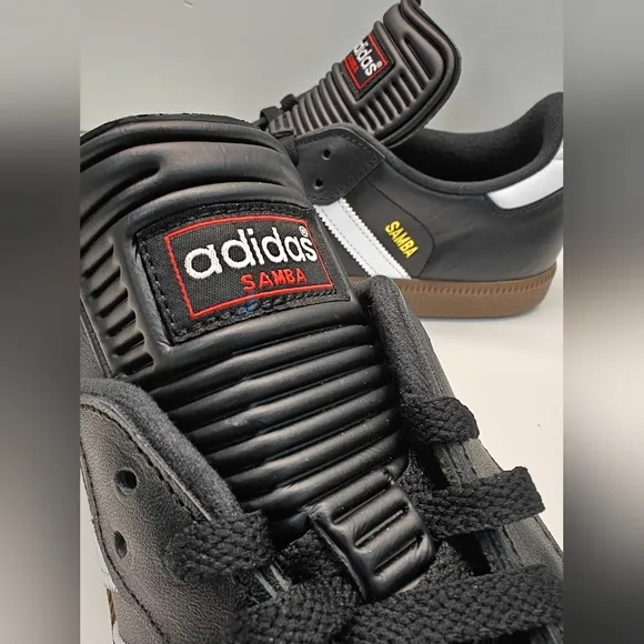 Adidas Samba Classic Core Black Gum Casual Soccer Leather Sneakers sz Men's 9.5