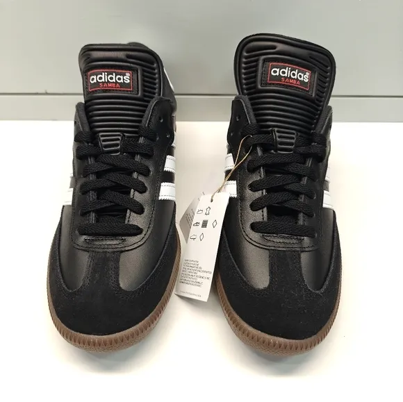 Adidas Samba Classic Core Black Gum Casual Soccer Leather Sneakers sz Men's 9.5