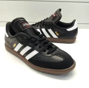 Adidas Samba Classic Core Black Gum Casual Soccer Leather Sneakers sz Men's 9.5