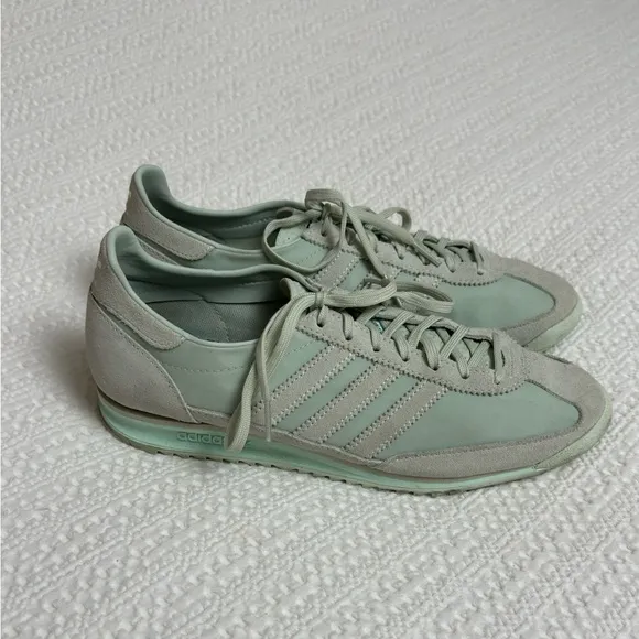 Adidas SL 72 W Performance Sneakers In Linen Green Size 10 Classic Casual Retro