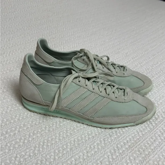 Adidas SL 72 W Performance Sneakers In Linen Green Size 10 Classic Casual Retro