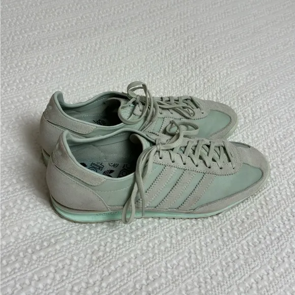 Adidas SL 72 W Performance Sneakers In Linen Green Size 10 Classic Casual Retro