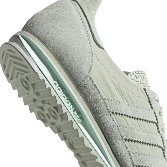 Adidas SL 72 W Performance Sneakers In Linen Green Size 10 Classic Casual Retro